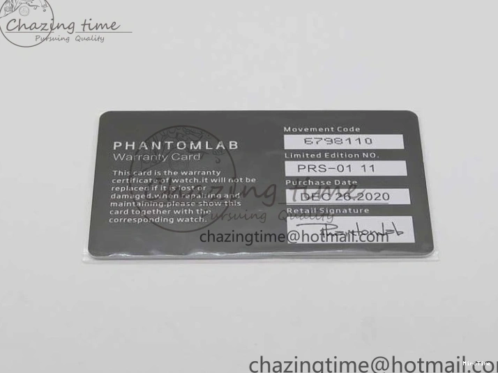 MiroTime 0129 Durable Submariner Phantomlab Transparent KZF Best Edition Blue Moon Dial on White Rubber Strap VR 2564